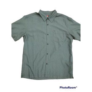 Quick Silver Men's Button Front Shirt Size Large